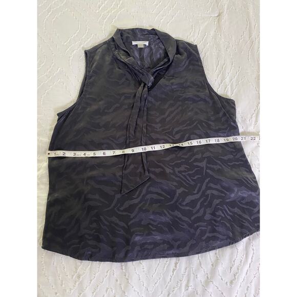 Calvin Klein Black Sleeveless Blouse Size XL-Petite - Picture 3 of 5